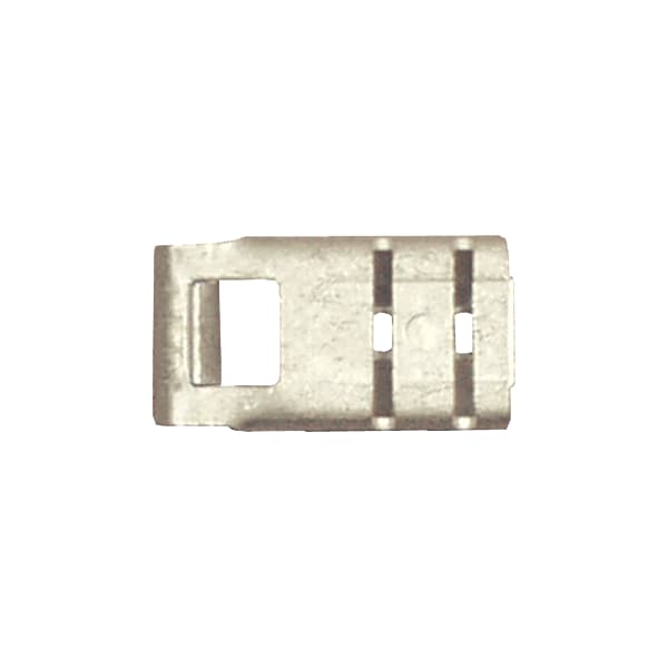 Quickcable Flag Terminal, 1/4 in Stud Size, 14 AWG, Bare Insulated, Bare, 100 PK 166265-100 - main